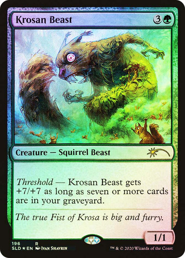 【Foil】クローサの獣/Krosan Beast[ODY]日本語 Foil】クローサの獣/Krosan Beast[ODY]日本語 - メルカリ