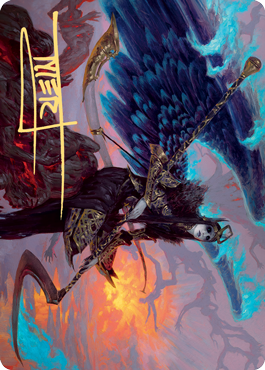 mtg kaldheim art cards Eradicator Valkyrie Art Card} (Signed) | Art Series: Kaldheim - Variants