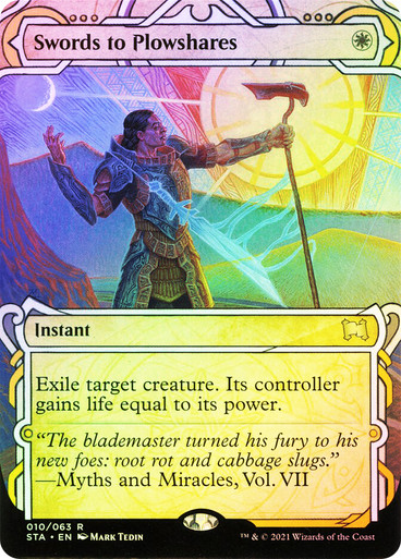 Mtg 剣を鍬に/Swords to Plowshares 英語版4枚 英)剣を鍬に / Swords to Plowshares【PRM】 アリーナプロモ 4th