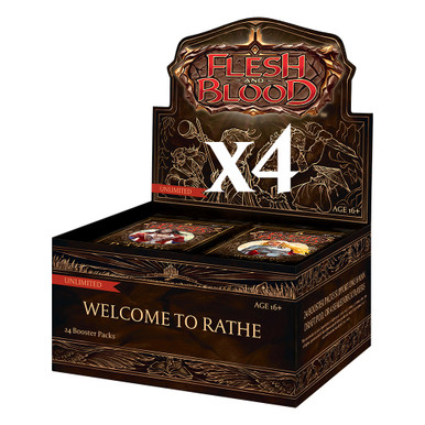 Flesh and Blood - Welcome to Rathe (Unlimited) Booster Case (4 Boxes) |  Star City Games