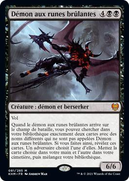 Burning-Rune Demon | Kaldheim - French | Star City Games