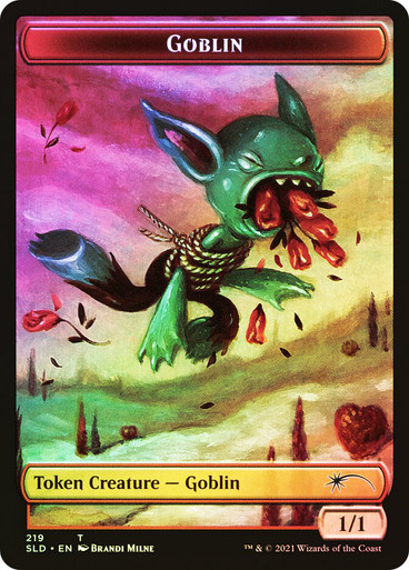 foilトークン セット Goblin Token Secret Lair GoblinToken__29735.1722903477.