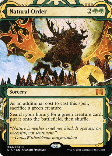 MTG 自然の秩序/Natural Order サイン　韓国語　年始セール Natural Order (Alternate Art) | Strixhaven Mystical Archive