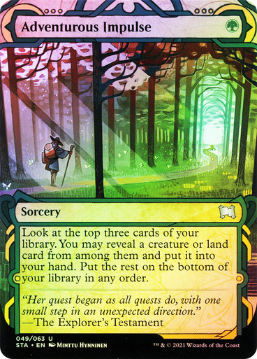 Adventurous Impulse | Strixhaven Mystical Archive JPN Foil