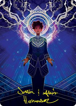 Brainstorm Art Card} (Signed) | Art Series: Strixhaven - Variants