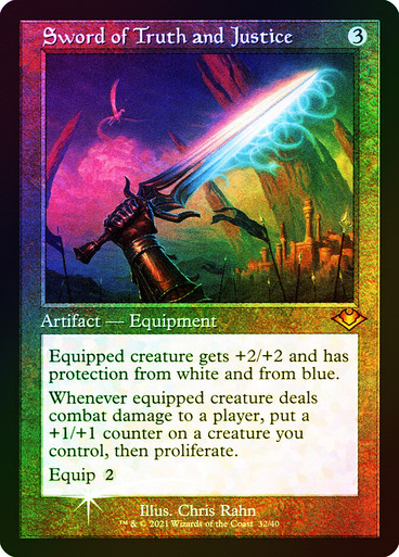 【プレイマット】Sword of Truth and Justice MTG プレイマット】Sword of Truth and Justice MTG