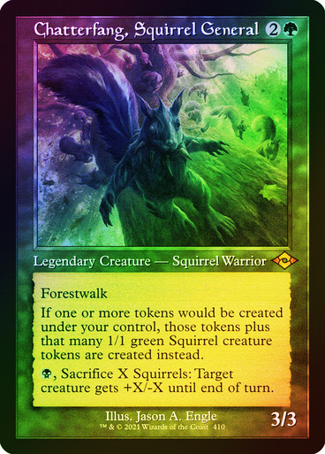 Chatterfang, Squirrel General (Retro Frame) (Foil Etched) | Modern 