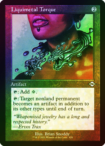 Liquimetal Torque (Retro Frame) (Foil Etched) | Modern