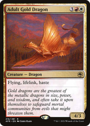 Adult Gold Dragon | Adventures in the Forgotten Realms | Star City