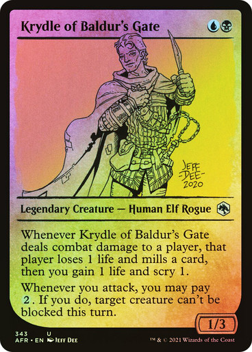 Krydle Krydle of Baldur's Gate | Adventures in the Forgotten Realms | Star ...