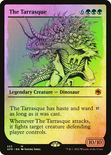 tarrasque mtg card The Tarrasque V.2