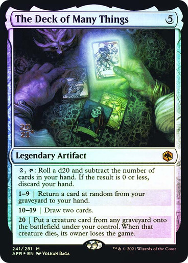 deck of many things card sleeves The Deck of Many Things — Twenty Sided main image 1