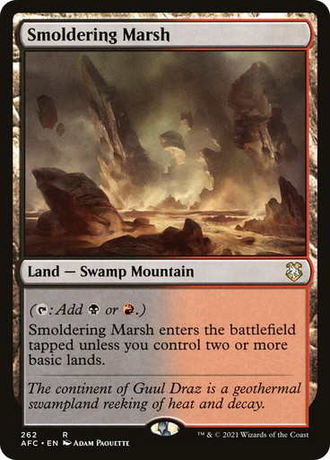 Smoldering Marsh | Adventures in the Forgotten Realms Commander | Star ...