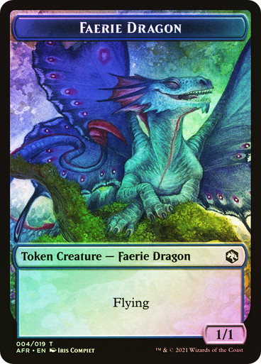 Faerie Dragon Token} // {Treasure Token} | Adventures in the