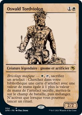 Oswald Fiddlebender (Showcase) | Adventures in the Forgotten Realms -  Variants - French | Star City Games