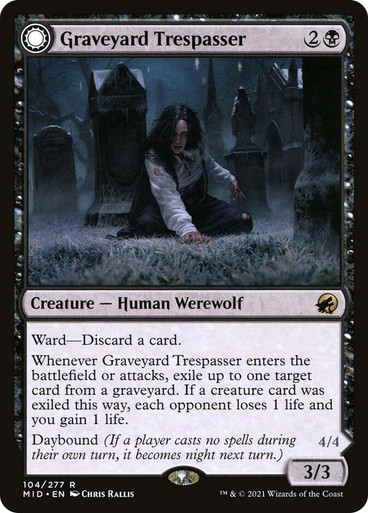 アーティストプルーフGraveyard Trespasser & Glutton GraveyardTrespasser__30280.
