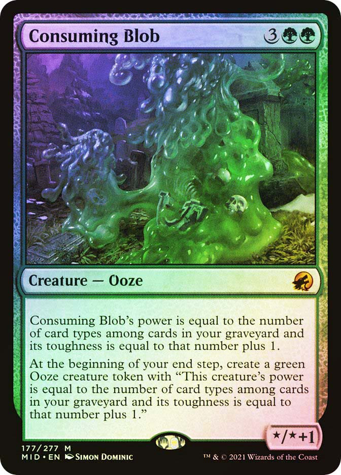 MTG FOIL Consuming Blob - Innistrad: Midnight Hunt #177 | eBay