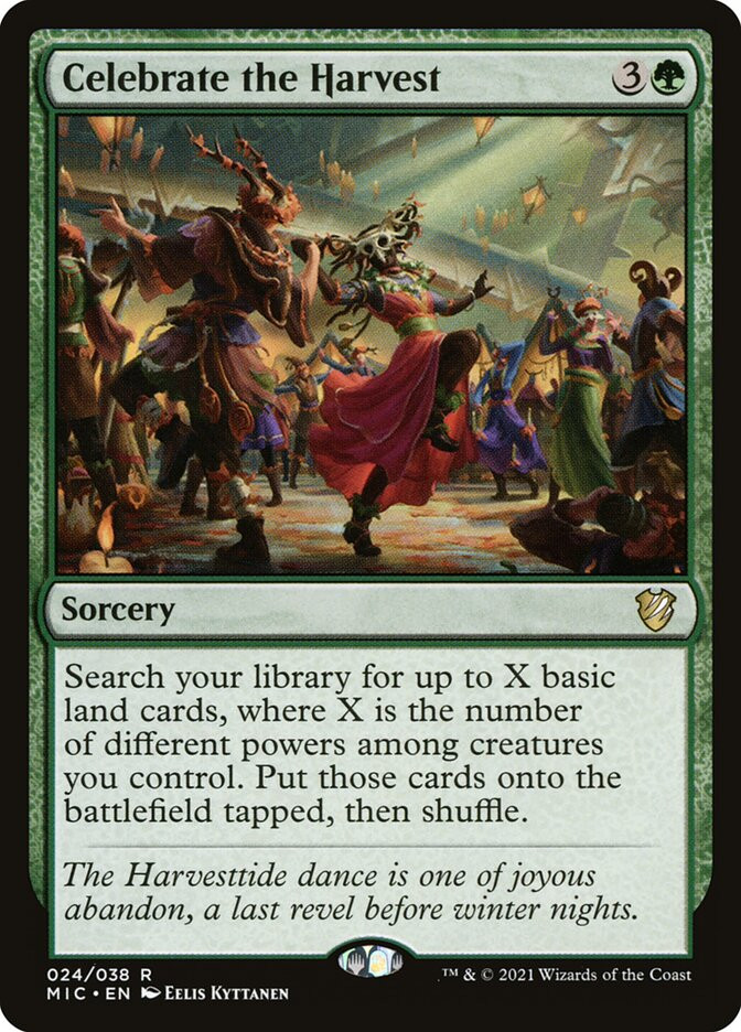 MTG Celebrate the Harvest - Innistrad: Midnight Hunt Commander #024