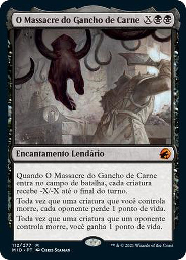 The Meathook Massacre, Innistrad: Midnight Hunt - Portuguese