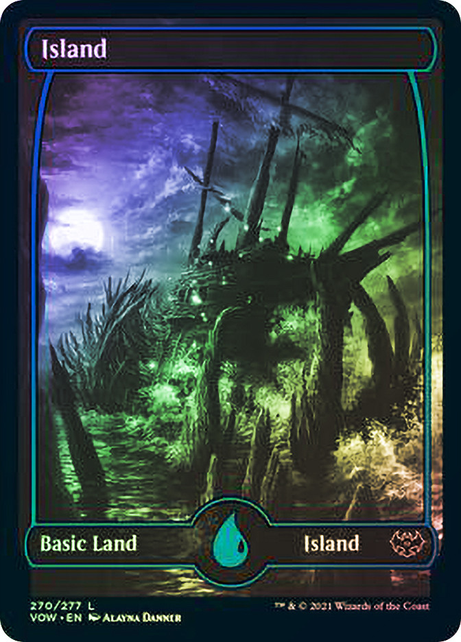 Arts Crafts Lamp Magic: The Gathering Foil Full Art Land Card