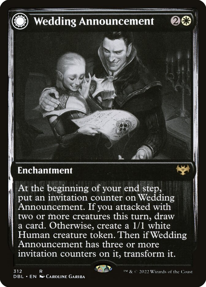 MTG Wedding Announcement // Wedding Festivity - Innistrad: Double Feature #312 MTG Wedding Announcement // Wedding Festivity - Innistrad: Double Feature #312