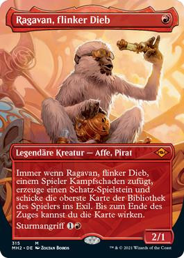 Ragavan, Nimble Pilferer (Borderless) | Modern Horizons 2