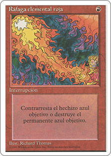 Red Elemental Blast | 4th Edition - Spanish | Star City Games