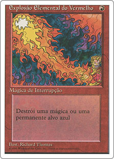 Red Elemental Blast | 4th Edition - Portuguese | Star City Games