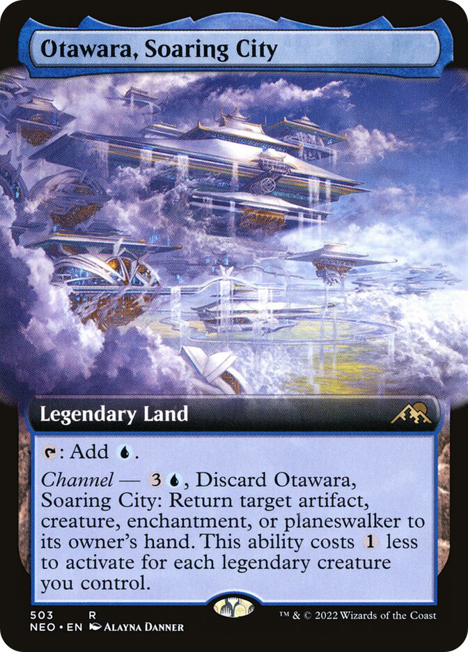MTG Otawara, Soaring City Extended Art - Kamigawa: Neon Dynasty