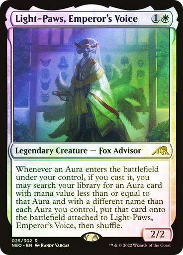マジック：ザ・ギャザリング MTG Light-Paws, Emperor's Voice Signed LightPawsEmperorsVoice367__670
