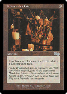 Claws of Gix | Urza's Saga - German | Star City Games