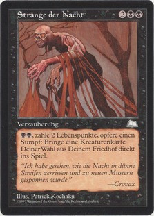 Strands of Night 夜の断片 MTG 英語 Strands of Night | Weatherlight - German | Star City Games