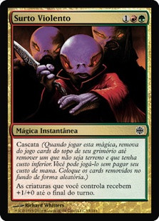 MTG Violent Outburst 暴力的な突発 SLD1185 Violent Outburst | Alara Reborn - Portuguese | Star City Games