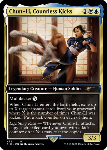 chun li mtg commander deck Chun-Li, Countless Kicks (Street Fighter) | Secret Lair Drop