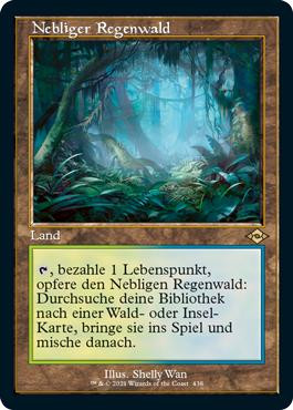 Misty Rainforest (Retro Frame) | Modern Horizons 2 - Retro Frame