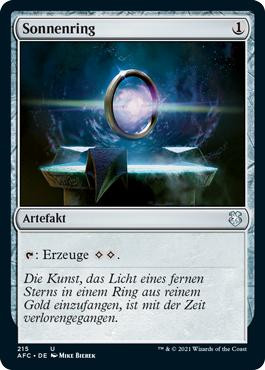 MTG Sol ring ドイツ語版 Sol Ring | Adventures in the Forgotten Realms Commander - German