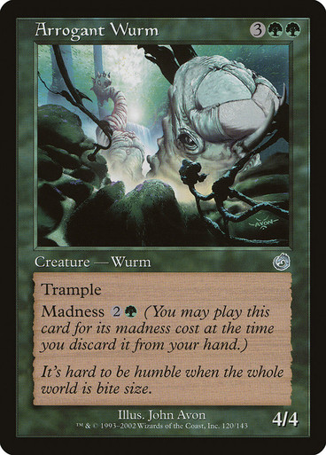 TOR 尊大なワーム/Arrogant Wurm Foil MTG Arrogant Wurm | Torment | Star City Games