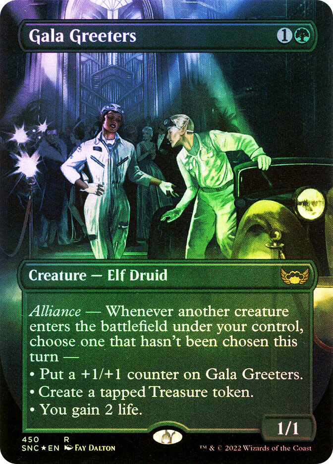 MTG Foil 祝祭の出迎え/Gala Greeters》[SNC-BF] MTG FOIL Gala Greeters 450 Borderless - Streets of New