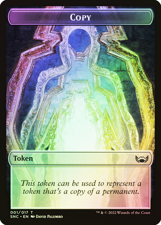 MTG FOIL {Copy Token} // {Ogre Warrior Token} - Streets of