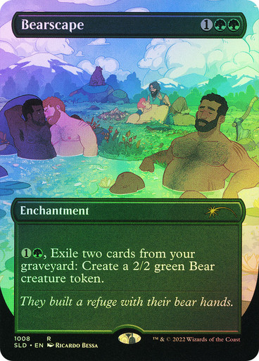 mtg bearscape card Bearscape - Secret Lair Drop Series main image 0