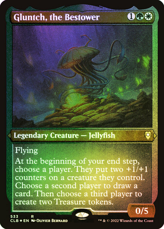 MTG FOIL ETCHED Gluntch, the Bestower - Commander Legends: Battle