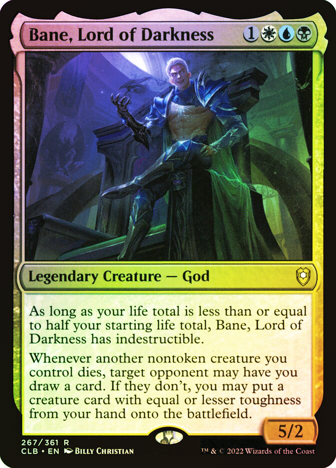 bane mtg card MTG FOIL Bane, Lord of Darkness
