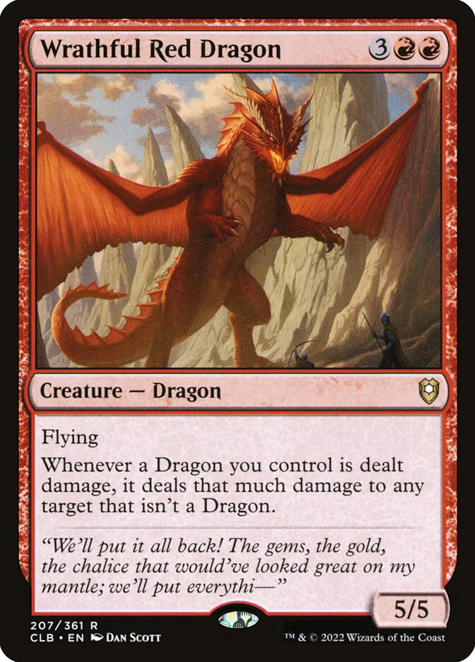 MTG Wrathful Red Dragon - Commander Legends: Battle for Baldur's Gate #207 | eBay MTG Wrathful Red Dragon - Commander Legends: Battle for Baldur's Gate #207 | eBay