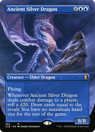 Ancient Silver Dragon (Borderless) | Commander Legends