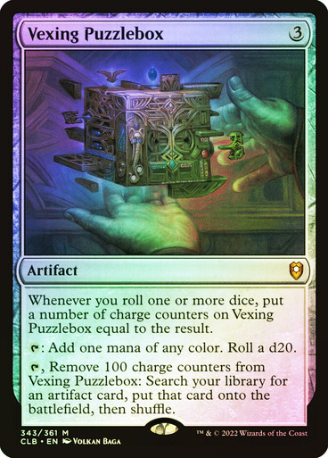 MTG PixelLands_v02.jpg１箱 Vexing Puzzlebox | Commander Legends: Battle for Baldur's