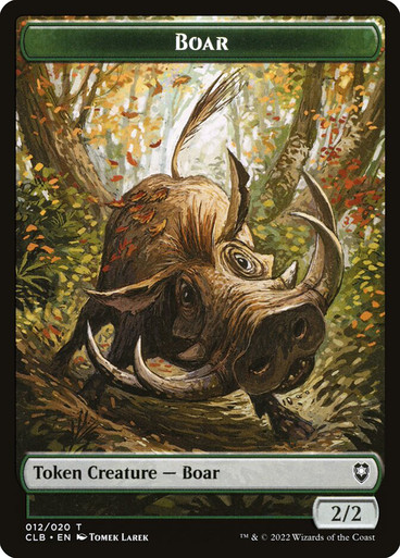 {Boar Token} | Commander Legends: Battle for Baldur's Gate | Star City ...