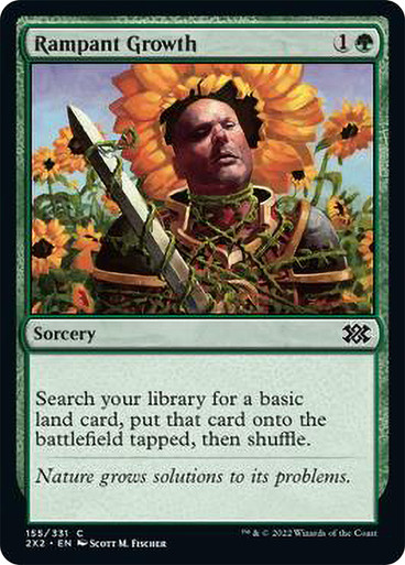 Rampant Growth//Life 蔓延//生命　【cold foil】 Rampant Growth//Life 蔓延//生命【cold foil】