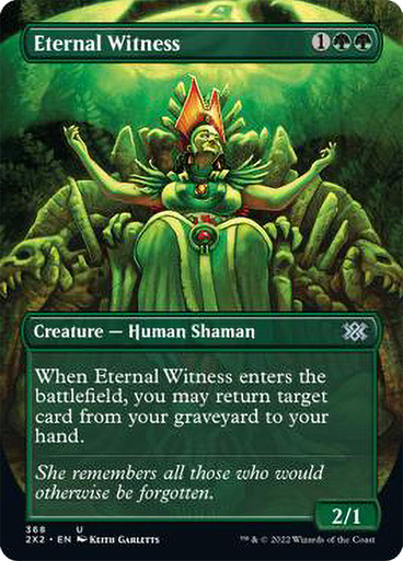 Eternal Witness (Borderless) | Double Masters 2022 - Variants | Star City  Games