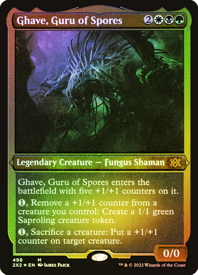 MTG FOIL ETCHED Ghave, Guru of Spores - Double Masters 2022 MTG FOIL ETCHED Ghave, Guru of Spores - Double Masters 2022