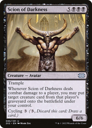 闇の末裔/Scion of Darkness Foil 英語 2枚 MTG scion-of-darkness-086__51278.